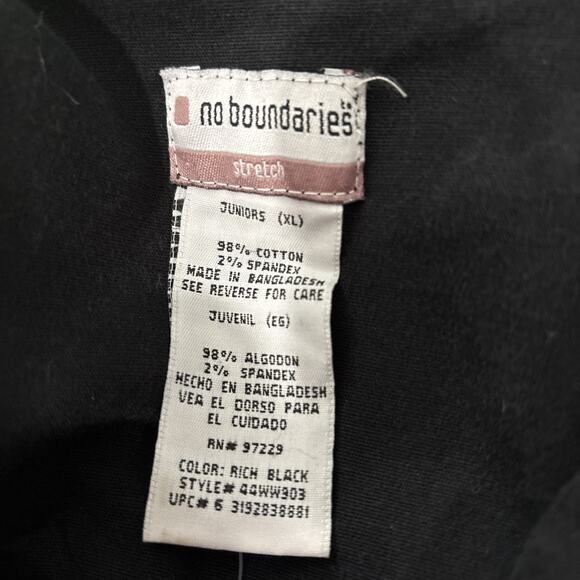 No Boundaries Vintage Y2K Jumpsuit SLIM FLARE Boiler Suit Coveralls Belted XL - Picture 6 of 6